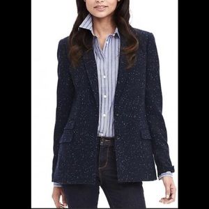 Banana Republic Hacking Jacket NWT size 12 Navy